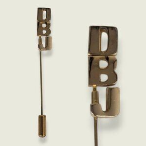 (2/$20) Vintage DBJ Initial Stick Pin